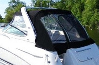 Photo of Chaparral 280 Signature Radar Arch, 2003: Bimini Top, Front Connector, Side Curtains, Camper Aft Curtain, viewed from Port Rear 