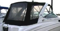 Photo of Chaparral 300 Signature, 2003: Bimini Connector, Side Curtains, Camper Camper Side and Aft Curtains Black, viewed from Starboard Rear 
