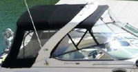Photo of Chaparral 300 Signature, 2003: Bimini Connector, Side Curtains, Camper Camper Side and Aft Curtains, viewed from Starboard Side 