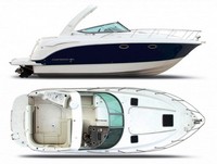 Photo of Chaparral 310 Signature Arch, 2009: 1 website drawing Top and, Side views 