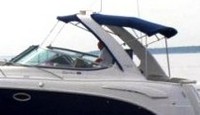 Photo of Chaparral 310 Signature Arch, 2009: Bimini Top, Camper Top, Arch Connections, viewed from Port Side 