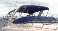 Photo of Chaparral 310 Signature, 2004: Bimini Top, Camper Top, Cockpit Cover, viewed from Starboard Front 