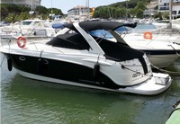 Photo of Chaparral 330 Signature Arch, 2010: Bimini Top, Camper Top, Cockpit Cover, viewed from Port Rear 