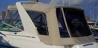 Photo of Chaparral 350 Signature Arch, 2003: Bimini Top, Front Connector, Side Curtains, Camper Top, Camper Side and Aft Curtains, viewed from Port Rear 