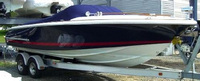 Photo of Chris Craft Corsair 25, 2007: Cockpit Cover, viewed from Starboard Front 