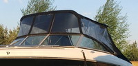 Cobalt® 273 No Tower Bimini-Visors-Strata-OEM-B™ Factory Front VISOR Strataglass(r) Window Set (typically 3 front panels) for OEM Bimini-Top (not included) to Windshield, OEM (Original Equipment Manufacturer)