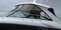 Cobalt® 373 Hard-Top-Side-Curtains-Strata-OEM-B5™ Pair Factory SIDE CURTAINS (Port and Starboard) with Strataglass(r) windows for boat with Factory Hard-Top, OEM (Original Equipment Manufacturer)