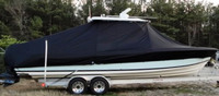 Photo of Contender 31 Fish Around, 2006: T-Top Boat-Cover, viewed from Starboard Side 