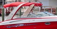 Photo of Crownline 320 LS Arch, 2007: Bimini Top, Arch-Aft-Top, viewed from Starboard Front 