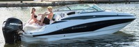Photo of Crownline E4 XS NO Arch, 2016 viewed from Starboard Rear (Factory OEM website photo) 