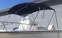 Photo of Edgewater 200CC, 2001: Bimini Top, viewed from Port Front 