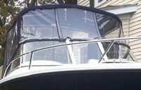 Edgewater® 205EX Bimini-Connector-OEM-T1.5™ Factory Front BIMINI CONNECTOR Eisenglass Window Set (also called Windscreen, typically 3 front panels, but 1 or 2 on some boats) zips between Bimini-Top (not included) and Windshield. (NO Bimini-Top OR Side-Curtains, sold separately), OEM (Original Equipment Manufacturer)