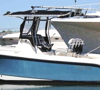 Photo of Edgewater 245CC, 2006: T-Top Enclosure, viewed from Port Side 