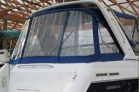 Photo of Formula 27 PC, 2004: Bimini Top, Side Curtains, Camper Top, Camper Side and Aft Curtains, viewed from Starboard Rear 