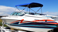 Photo of Formula 271 FasTech, 2002: Bimini Top in Boot, viewed from Port Rear 
