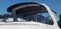 Photo of Formula 280 SS Arch, 2006: Arch Bimini Top, Camper Top black, viewed from Port Front 
