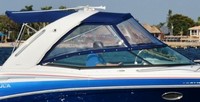 Photo of Formula 310 SS Arch, 2009: Bimini Top, Connector, Side Curtains, Camper Top, viewed from Starboard Side 