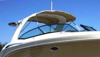 Photo of Formula 310BR Arch, 2009: Bimini Top, Camper Top, viewed from Starboard Front 