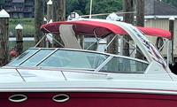 Photo of Formula 330 SS, 2003: Bimini Top, Camper Top, viewed from Starboard Front 