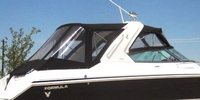 Photo of Formula 330 SS, 2005: Bimini Top, Front Connector, Side Curtains, Camper Top, Camper Side and Aft Curtains, viewed from Starboard Side 