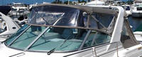 Photo of Formula 34 PC, 1999: Bimini Top, Front Connector, Side Curtains, Camper Top, Camper Side and Aft Curtains, viewed from Port Front 