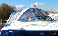 Formula® 34 PC Bimini-Connector-OEM-T8™ Factory Front BIMINI CONNECTOR Eisenglass Window Set (also called Windscreen, typically 3 front panels, but 1 or 2 on some boats) zips between Bimini-Top (not included) and Windshield. (NO Bimini-Top OR Side-Curtains, sold separately), OEM (Original Equipment Manufacturer)