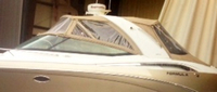 Photo of Formula 350 Sun Sport, 2008: Bimini Top, Front Connector, Side Curtains, Camper Top, Camper Side and Aft Curtains, viewed from Port Side 