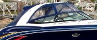 Photo of Formula 350 Sun Sport, 2009: Bimini Top, Front Connector, Side Curtains, Camper Top, Camper Side and Aft Curtains, viewed from Starboard Side 