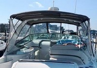 Photo of Formula 370 SS Aluminum WindShield, 2004: Bimini Top, Front Connector, Side Curtains, Camper Top, Camper Side Curtains, Rear 