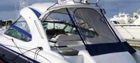 Photo of Formula 400 SS Hard-Top, 2007 Front Connector, Side Curtains, Aft Curtain, viewed from Port Rear 