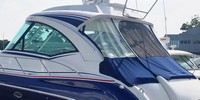 Photo of Formula 45, 2011: Hard-Top Aft Curtain Aft Inserts, viewed from Port Rear 