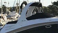 Four Winns® V285 Bimini-Boot-Logo-OEM-G3™ Factory Zippered Bimini BOOT COVER with Embroidered Boat Manufacturer Logo, OEM (Original Equipment Manufacturer)