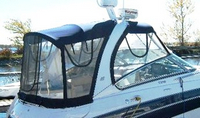 Photo of Four Winns V288 2008: Bimini Top, Front Visor, Side Curtains, Camper Top, Camper Side and Aft Curtains, viewed from Starboard Rear 
