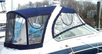 Photo of Four Winns V288 2009: Bimini Top, Front Visor, Side Curtains, Camper Top, Camper Side and Aft Curtains, viewed from Starboard Rear 