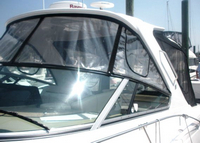 Photo of Four Winns V378 Hard-Top 2008 Front Visor and Valance, Camper Top and Valance, Camper Side and Aft Curtains, viewed from Port Front 