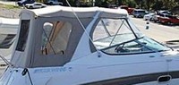 Photo of Four Winns Vista 268, 2003: Bimini Top, Visor, Bimini Side Curtains, Camper Top, Camper Side and Aft Curtains, viewed from Starboard Rear 