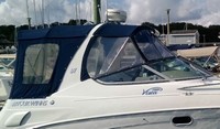 Photo of Four Winns Vista 268, 2003: Bimini Top, Visor, Bimini Side Curtains, Camper Top, Camper Side and Aft Curtains, viewed from Starboard Side 