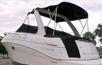 Photo of Four Winns Vista 288, 2005: Bimini Top in Boot, Camper Top in Boot, Cockpit Cover, viewed from Port Rear 