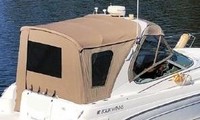 Four Winns® Vista 328 Camper-Top-Canvas-Seamark-OEM-G2™ Factory Camper CANVAS (no frame) with zippers for OEM Camper Side and Aft Curtains (not included) (Bimini and other curtains sold separately), OEM (Original Equipment Manufacturer) (Camper-Tops may have been SeaMark(r) vinyl-lined Sunbrella(r) prior to 2008 through 2018, now they are Sunbrella(r) to avoid mold issues)