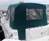 Photo of Four Winns Vista 328, 2004: Bimini Top, Side Curtains, Camper Top, Camper Side and Aft Curtains, viewed from Port Rear 