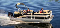 Photo of G3 SunCatcher V22 models, 2018 Aft Canopy Top in Boot, viewed from Starboard Side 
