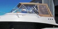 Photo of Glastron GS 249 Ameritex, 2004: Bimini Top, Front Connector, Side Curtains, Camper Top, Camper Side and Aft Curtain, viewed from Port Side 
