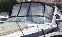 Glastron® GS 269 Bimini-Connector-OEM-T3.5™ Factory Front BIMINI CONNECTOR Eisenglass Window Set (also called Windscreen, typically 3 front panels, but 1 or 2 on some boats) zips between Bimini-Top (not included) and Windshield. (NO Bimini-Top OR Side-Curtains, sold separately), OEM (Original Equipment Manufacturer)