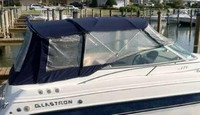 Photo of Glastron GS 279, 2006: Bimini Top, Front Connector, Side Curtains, Camper Top, Camper Side and Aft Curtains, viewed from Starboard Side 