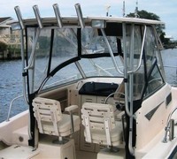 Photo of Grady White Adventure 208, 1998: Hard-Top, Front Visor, Side Curtains, viewed from Starboard Rear 