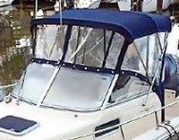 Photo of Grady White Adventure 208, 2010: Bimini Top, Visor, Side Curtains, viewed from Port Front 