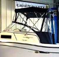 Photo of Grady White Adventure 208, 2010: Bimini Top, Visor, Side Curtains, viewed from Port Side 