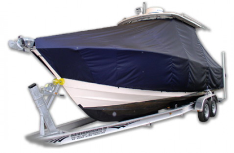 Grady White Canyon 271, 20xx, TTopCovers™ T-Top boat cover, port front