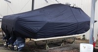 Photo of Grady White Canyon 376 20xx T-Top Boat-Cover, viewed from Starboard Rear 