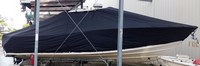 Photo of Grady White Canyon 376 20xx T-Top Boat-Cover, viewed from Starboard Side 